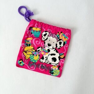 Vintage 1996 Sanrio Hello Kitty Spottie Dottie Drawstring Pouch
